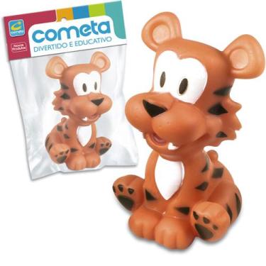 Imagem de Tigre Soft Animal de Brinquedo P/ Bebes, Mordedor Banho - Cometa Brinq