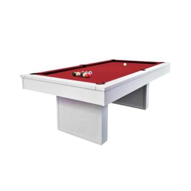 Imagem de Mesa de Sinuca/Bilhar - 2,53x1,40 - Nelson Bilhares, Vermelho