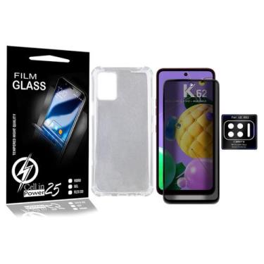 Imagem de Anti Impacto + P. Privac.3d + Pel Câm. P/ LG K62 LMK520BMW - Cell In P