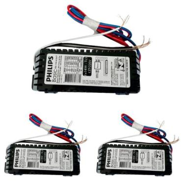 Imagem de 3 Reatores Fluorescente Elétrico Afp 1 X 14w Bivolt Philips