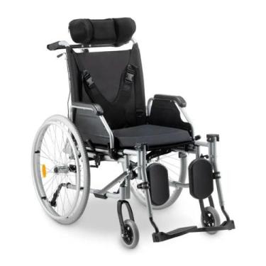 Imagem de Cadeira de Rodas Tetra Reclinável Com Encosto e Cinto até 130 Kg D700 