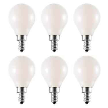 Imagem de Lâmpada LED 2,5 W G45/G14, equivalente a 25 W E12 120 V, lâmpadas globo pequenas para ventilador de teto, luminária de mesa, lâmpada de cabeceira, eletrodomésticos de iluminação de lustre, pacote com