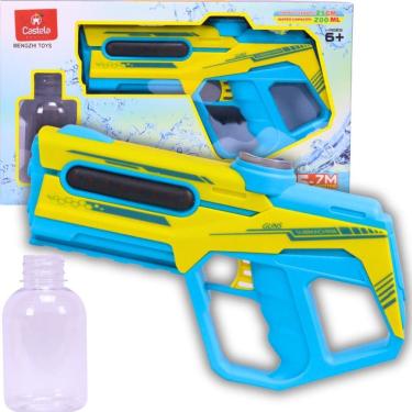 Imagem de Pistola De Água Recarregável Com Luz E Led Que Pisca Castela