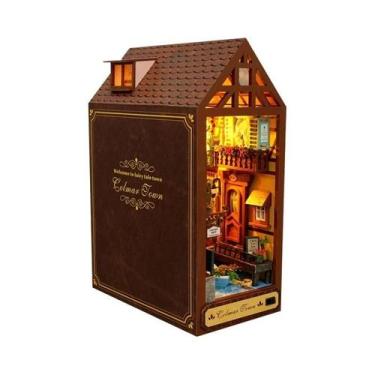 Imagem de Kit DIY De Estante De Livros Iluminada Por LED, Quebra-Cabeça 3D De Ma