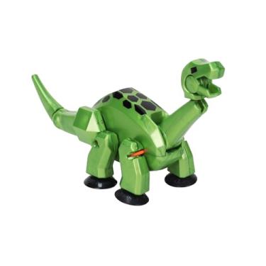 Imagem de Zing Stikbot MEGA Dino Brontosaurus Single (Metallic Green), 6" Long x 3" Tall StikBot, Create Stop Motion Animation, Age 4+