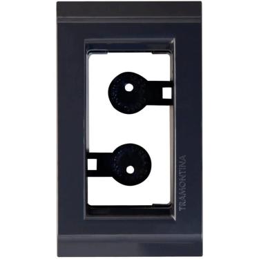 Imagem de Placa para Móvel 1 Posto Preto Liz Grafite - 57106034 - TRAMONTINA