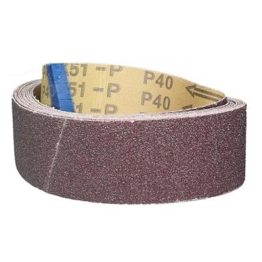 Imagem de Lixadeira de correia de roda centrífuga de borracha de 150 mm, 6 x 2 polegadas, 6 x 1 polegada, mangas de lixa 473 x 50 mm, P40 x 10 peças