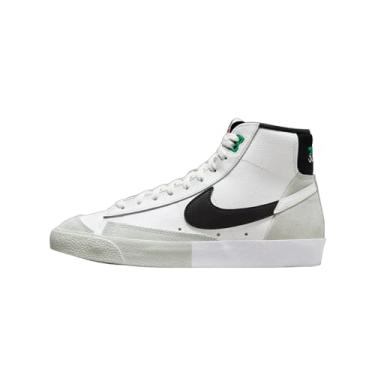 Imagem de Nike Blazer Mid '77 Vintage Airbrush Tênis masculino, Branco dividido/preto-branco/branco pomba, 45