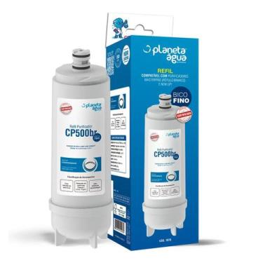 Imagem de Refil Planeta Água CP500 com Rótulo Branco para Filtro e Purificador M