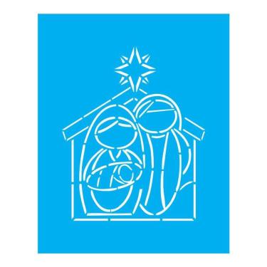 Imagem de Stencil Tamako Menino Jesus - 20X25Cm - Ref B657