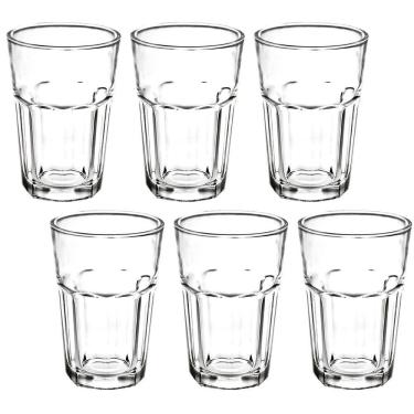 Imagem de Conjunto 6 Copos De Vidro Casual 360Ml Class Home
