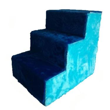 Imagem de Escada Para Cães Azul Royal Com Azul Bebê