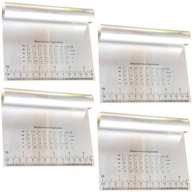 Imagem de Kit 4 Espátula Inox Rita Lobo Confeitar Massas Bolo Cozinha