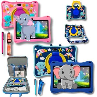 Imagem de Tablet Educativo Criança Kids Android Playstore Youtube 64gb com Malet