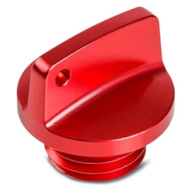 Imagem de Tampão de enchimento de óleo M20 x 2,5 compatível com D&ucati 696 796 821 1200 1100 Multistrada 1200S 899 1199 1299 Panigale Diavel Hypermotard (vermelho)