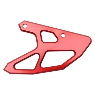 Imagem de Protetor de disco de freio traseiro CNC para motocicleta compatível com CR125R 250R CRF250X 450X 250RX 450RX 250R 450R 450L 2002-2023 (preto)