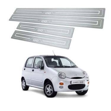 Imagem de Soleira De Porta Chery Qq 2011 Até 2014 Aço Inox