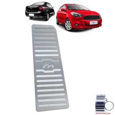 Imagem de Descanso De Pé Ford Novo Ka 2014 Até 2020 Aço Inox