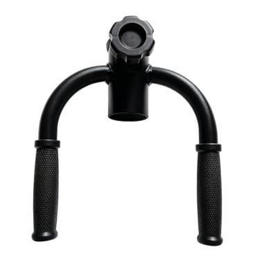 Imagem de Aymzbd Acessório de Remada, Empunhadura Manual, Equipamento de Ginástica Doméstica, Acessório de Alça Estável para Barra de Treinamento de Força para Tríceps, Preto