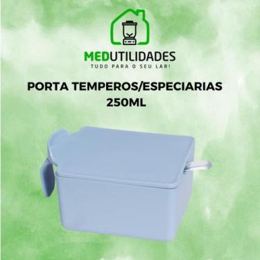 Imagem de PORTA TEMPEROS / AÇUCAREIRO / ESPECIARIAS 250ml com Colher - Micromax,
