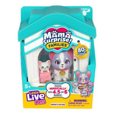 Imagem de Little Live Pets Mama Surprise Família Francês Casinha FUN