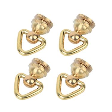 Imagem de Acouto : Parafuso Redondo de Rebite de Metal Parafusos Redondos Rebite Prego Girar Espinhos Acessórios de Hardware para Artesanato Em Couro Com - Artes, Artesanato e Costura//L (Cor de latão)