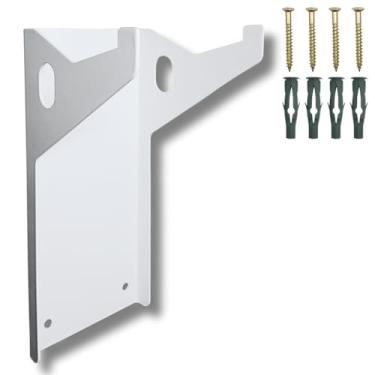 Imagem de Suporte Para Botijão De Gás Fixação De Parede Estilo Moderno Aço Reforçado (Branco)