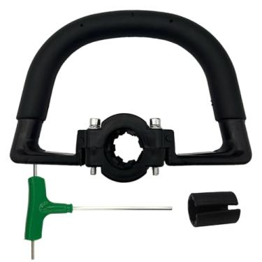 Imagem de Alça de pá universal, alça de ferramenta de economia de mão de obra ergonômica para pás de neve, ancinhos, comedor de ervas daninhas, aparador de cordas, ferramentas de jardinagem