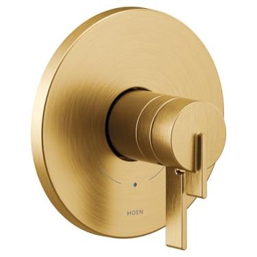 Imagem de Moen Acabamento de válvula termostática Cia Brushed Gold M-CORE série 4, válvula necessária, UT4361BG