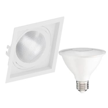 Imagem de SAVE ENERGY - Spot Embutir Recuo Par30 + Lâmpada Par30 Led 10w 2700k
