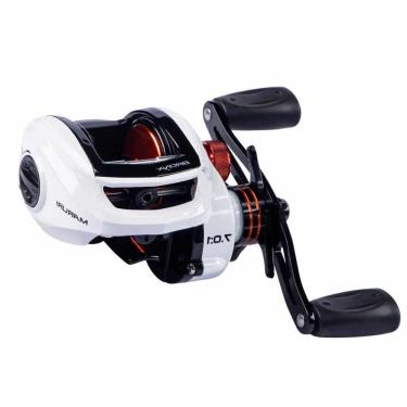 Imagem de Carretilha Para Pesca Maruri Bronx Branca 11r Carretel Fundo Manivela Direita