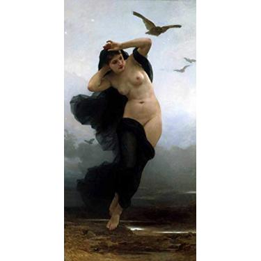 Imagem de Noite (1883) de William Bouguereau - 60x118 - Tela Canvas Para Quadro