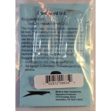 Imagem de Squadron Products Lockheed U-2 Vacuform Canopy
