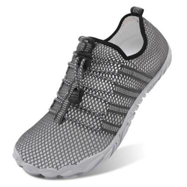 Imagem de Sapatos aquáticos L-RUN para homens e mulheres cinza (EU 45)