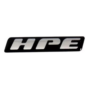 Imagem de Emblema Adesivo Resinado Pajero Triton Hpe Preto Hpers Fk