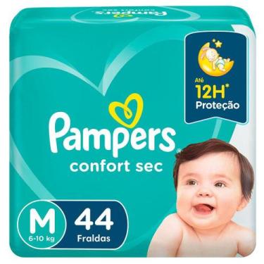 Imagem de FRALDA PAMPERS CONFORT SEC MEGA M/44un