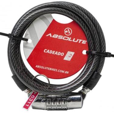 Imagem de Cadeado Absolute 1,0mX6mm Espiral com Segredo