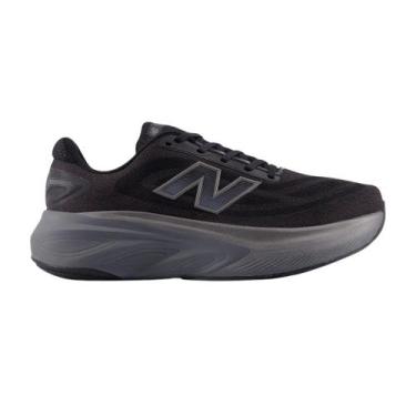 Imagem de Tênis New Balance Fresh Foam X More V6 Masculino, 41, Preto, Cinza