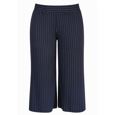 Imagem de Calça Pantacourt Pau a Pique Listrada Azul Marinho