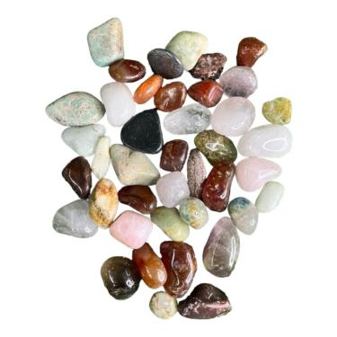 Imagem de Pedra Rolada Natural Colorida Pacote 200g - Escolha oTamanho