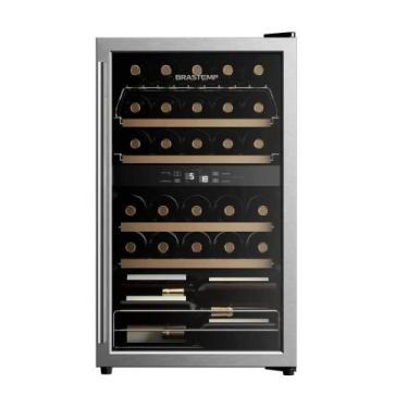 Imagem de Adega Brastemp Dual Zone 33 Garrafas Inox 110v BZB33BEANA, 110V