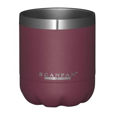 Imagem de Scanpan Copo para aspirador de pó TO GO 250 ml, vermelho persa - aço inoxidável de grau alimentício 18/8 - design sem vazamento - revestimento resistente a arranhões - seguro para lava-louças - livre