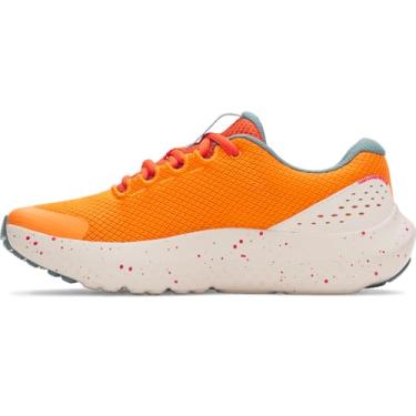 Imagem de Under Armour Tênis masculino Grade School Surge 4, (793) Laranja/base laranja/pedra, 17