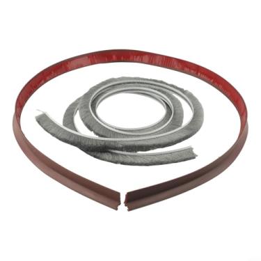 Imagem de Tira de vedação de escova inferior de porta de 100 cm, à prova de som, enchimento de lacuna embaixo da porta, bloqueador de rascunho de porta