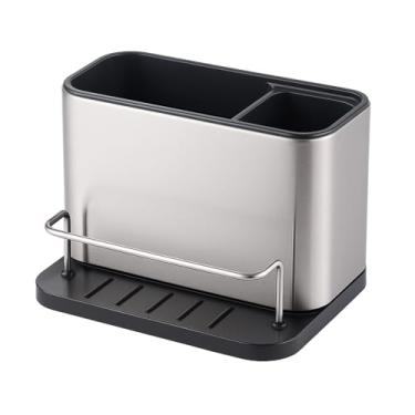 Imagem de Organizador de Pia Inox Multifuncional Espaço para Esponja Compacto e Durável para Cozinha