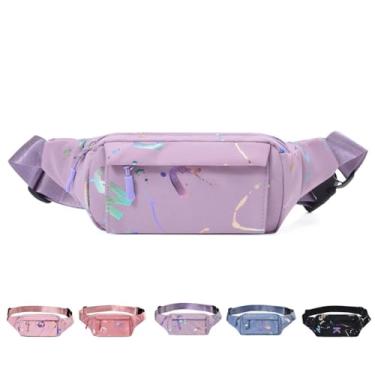 Imagem de Pochete feminina com alça ajustável para viagem casual, corrida, caminhada, ciclismo, Estilo I