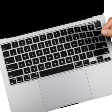 Imagem de Capa de teclado para MacBook Air de 15,3 polegadas 2025-2022 "M4 M3 M2 Chip A3241 A3240 A2941 A3114 A2681 A3113 MacBook Pro 14 16 polegadas M4 M3 M2 M1 Pro/Max Chip A2 442 A2779 A2918 A2992 A2485
