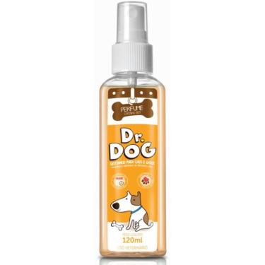 Imagem de Perfume Pet Hipoalergenico Dr Dog Carinho Bom Amadeirado 120 mL Cães Gatos Banho e tosa