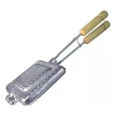 Imagem de 2X Sanduicheira Rápida De Fogão Forma Bauru Lanches Alumínio