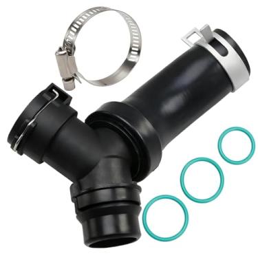 Imagem de KPALAG Mangueira de aquecedor de motor tubo conector T com mangueira de arrefecimento do radiador do motor conjunto de vedação de vedação compatível com Ford F-150 Mustang Lincoln Mark Substituir